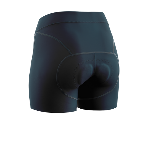 Bike Short Women - Blue Notte - Silicone Grippers