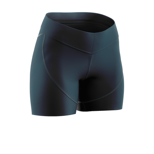 Bike Short Women - Blue Notte - Silicone Grippers