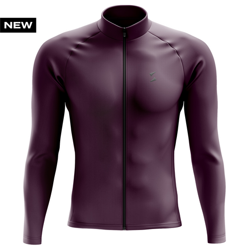 Jim Jersey L/S Unisex - Plum