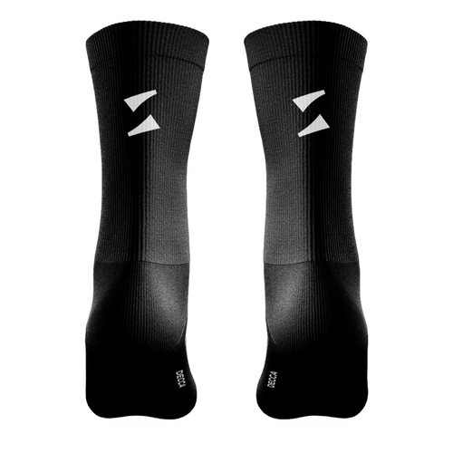 Race Socks Winter Merino - Black - NEW