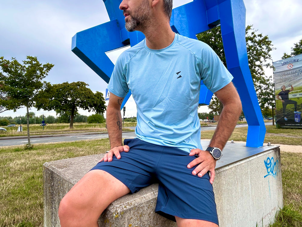 Running Jersey Lewis Men - Ice Blue