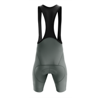 Gripperless Bib Short Gran Fondo Men - Green/Grey