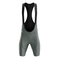 Gripperless Bib Short Gran Fondo Men - Green/Grey