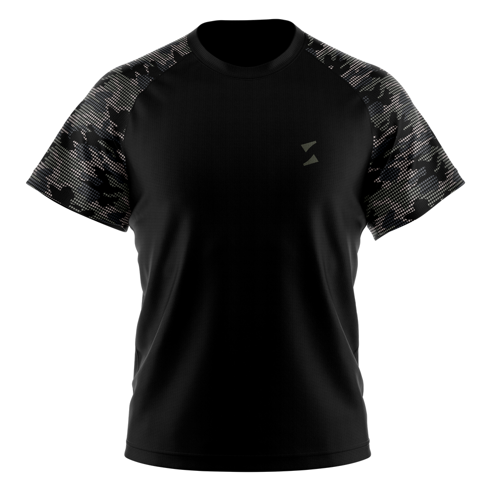 Running Jersey Troy Men - Camo Black - NEW