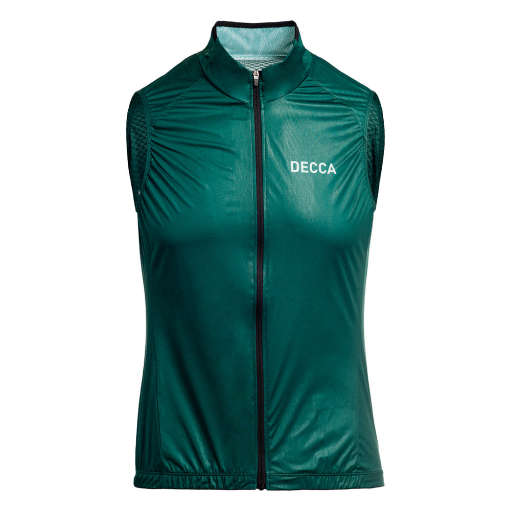 Windbreaker Summer Vest - Open - Green