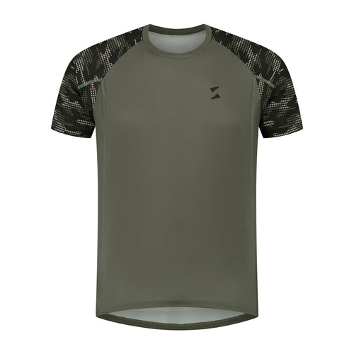 Running Jersey Troy Men - Camo Khaki - NEW